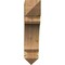 Ekena Millwork Legacy Arts & Crafts Rough Sawn Bracket, Western Red Cedar, 6"W x 26"D x 26"H BKT06X26X26LEC03RWR - alternate 3